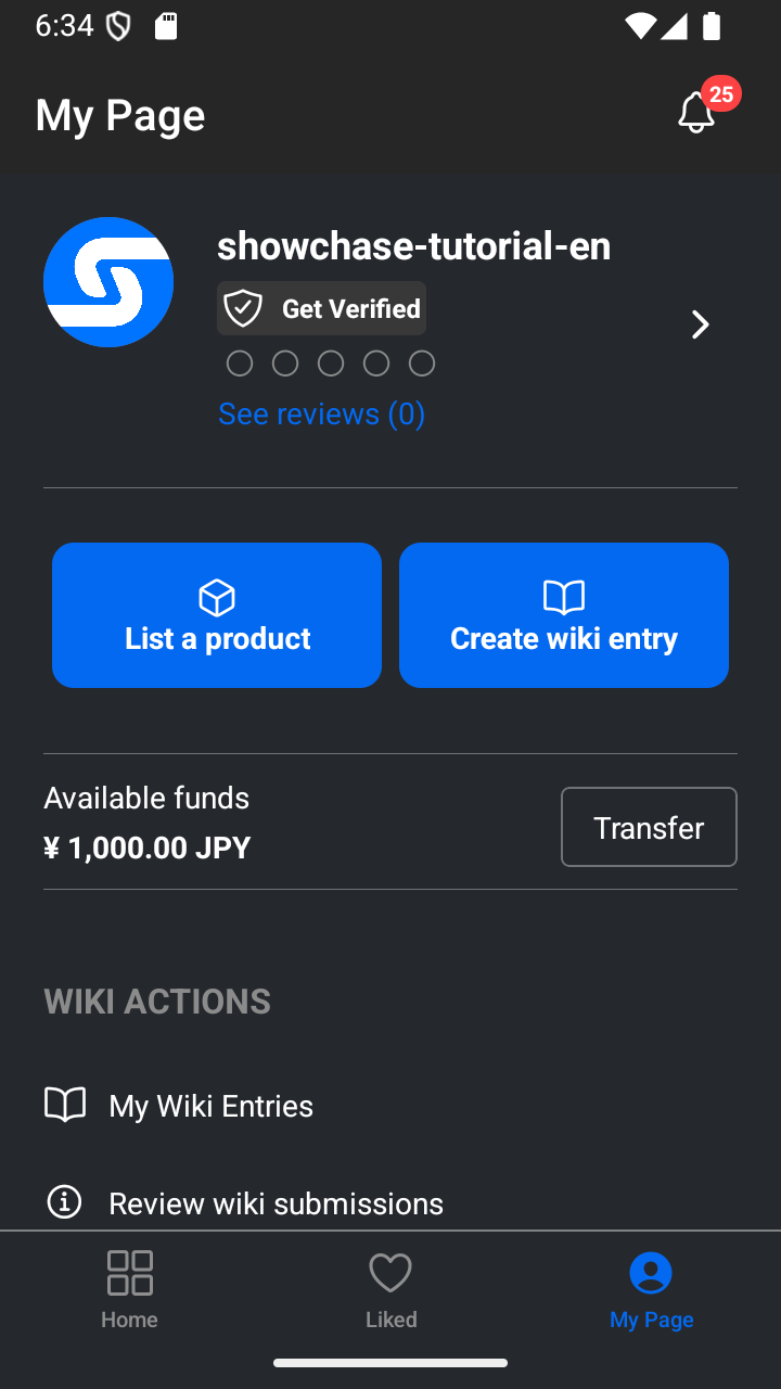 The Available funds card after a top-up coupon is claimed.